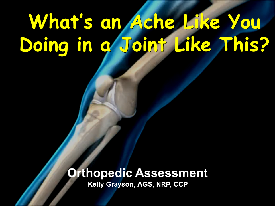 What's An Ache Like You Doing In a Joint Like This?