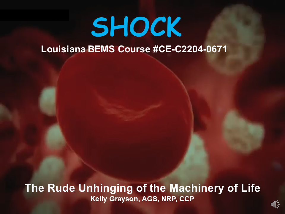 Shock: The Rude Unhinging of the Machinery of Life