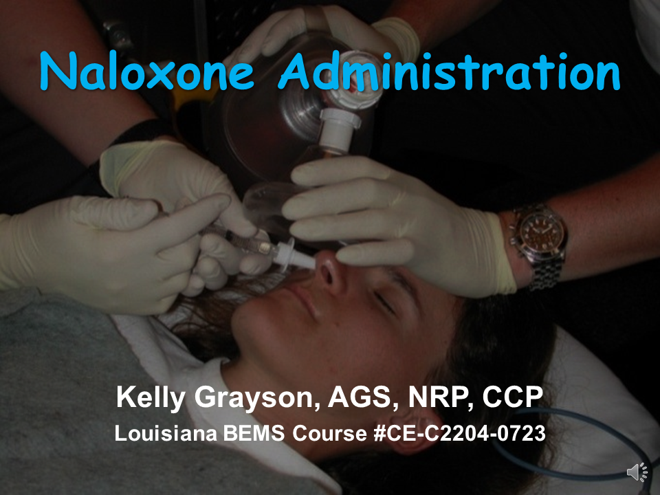 Intranasal Naloxone
