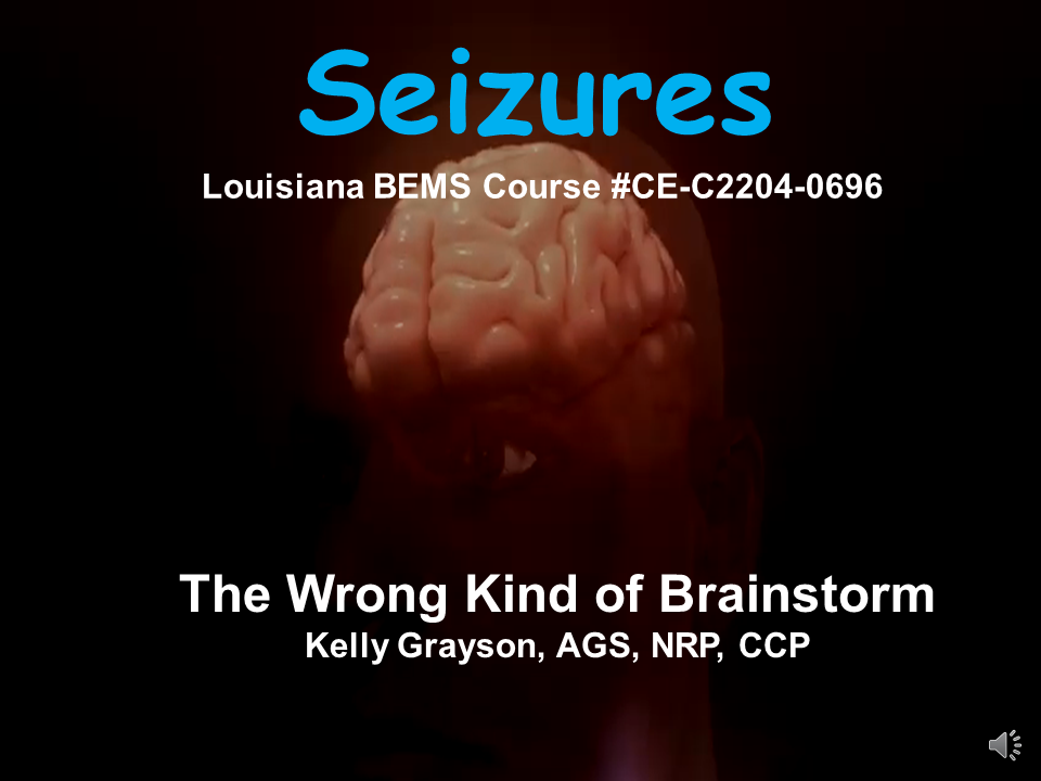 Seizures: The Wrong Kind of Brainstorm
